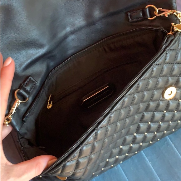 Black & gold studded clutch - Picture 5 of 7